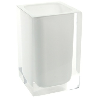 Toothbrush Holder Square Toothbrush Holder in Assorted Colors Gedy RA98